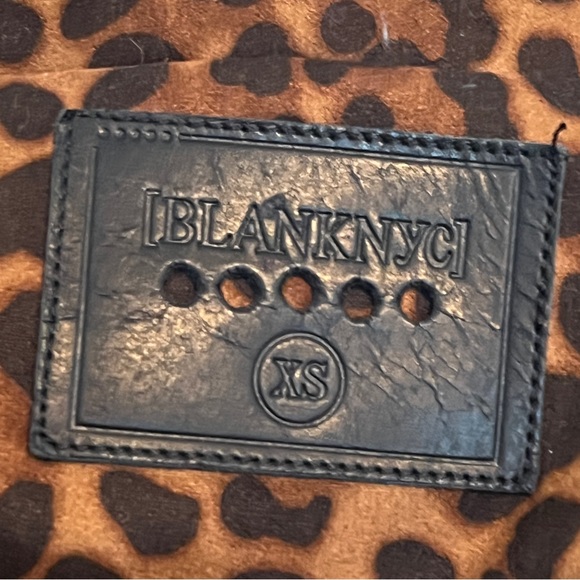 BLANKNYC Faux/Vegan Suede Leopard Print Jacket size XS - Picture 3 of 3